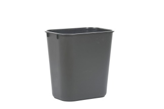Grey 3.25 Gal. Rectangular Wastebasket